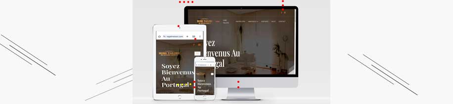 La création du site web pour l’agence immobilière Home Tailors – Arquitetando Design